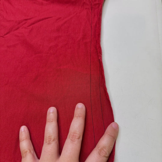 Tomatillo - Jersey Fleece Bamboo Knit - Red - 0.9M Bundle - True Deadstock fabric Fabric by private - Sustainable Textile | FABCYCLE