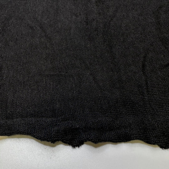 Too Comfy To Get Out Of Bed - Rayon/Cotton Knit - Black - 1.5M Bundle - True Deadstock fabric Fabric by private - Sustainable Textile | FABCYCLE