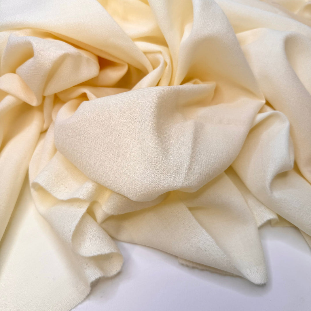 Topaz - Wool Woven - Cream - 1.45M Bundle - True Deadstock fabric Fabric by private - Sustainable Textile | FABCYCLE