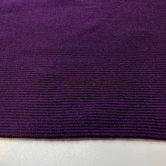Totally Tubular - Tubular Rib Knit Wool Knit - Dark Purple - 1.6M Bundle - True Deadstock fabric Fabric by private - Sustainable Textile | FABCYCLE