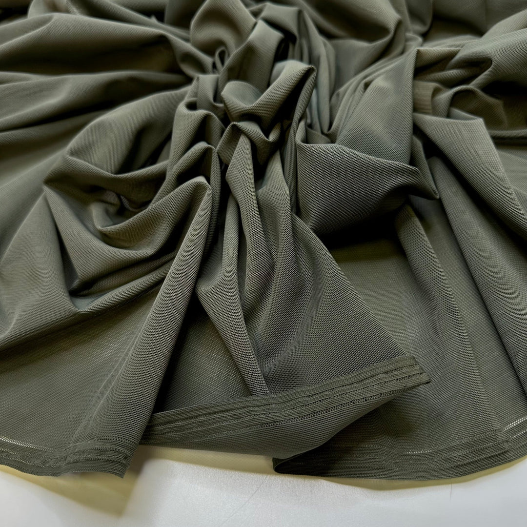 Track And Field - Mesh Poly/Spandex Knit - Green - 1.5M Bundle - True Deadstock fabric Fabric by private - Sustainable Textile | FABCYCLE