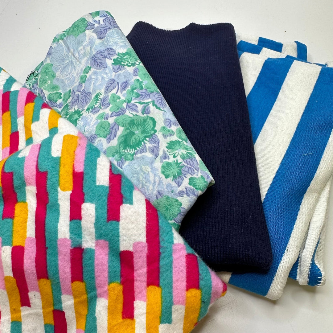 Train Ride - Small Bundles - Fun 4 Pack - True Deadstock Fabric Fabric by FABCYCLE shop - Sustainable Textile | FABCYCLE