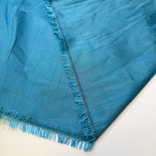 Travelling Back Home - Polyester Blend Woven - Light Blue - 1.85M Bundle - True Deadstock fabric Fabric by private - Sustainable Textile | FABCYCLE