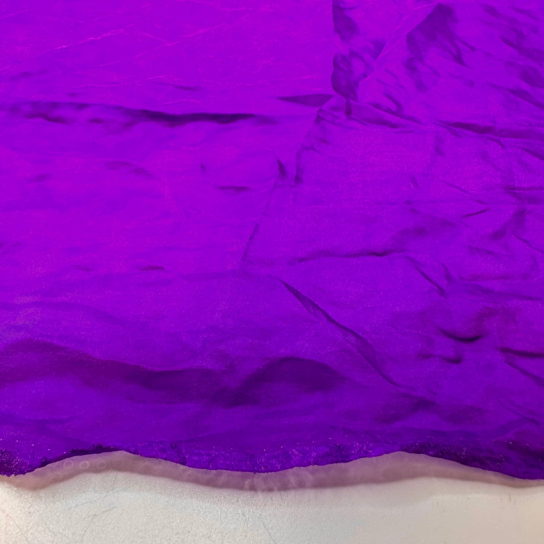 Travelling To Be With Family - Silk Woven - Purple - Bundles - True Deadstock fabric Fabric by private - Sustainable Textile | FABCYCLE