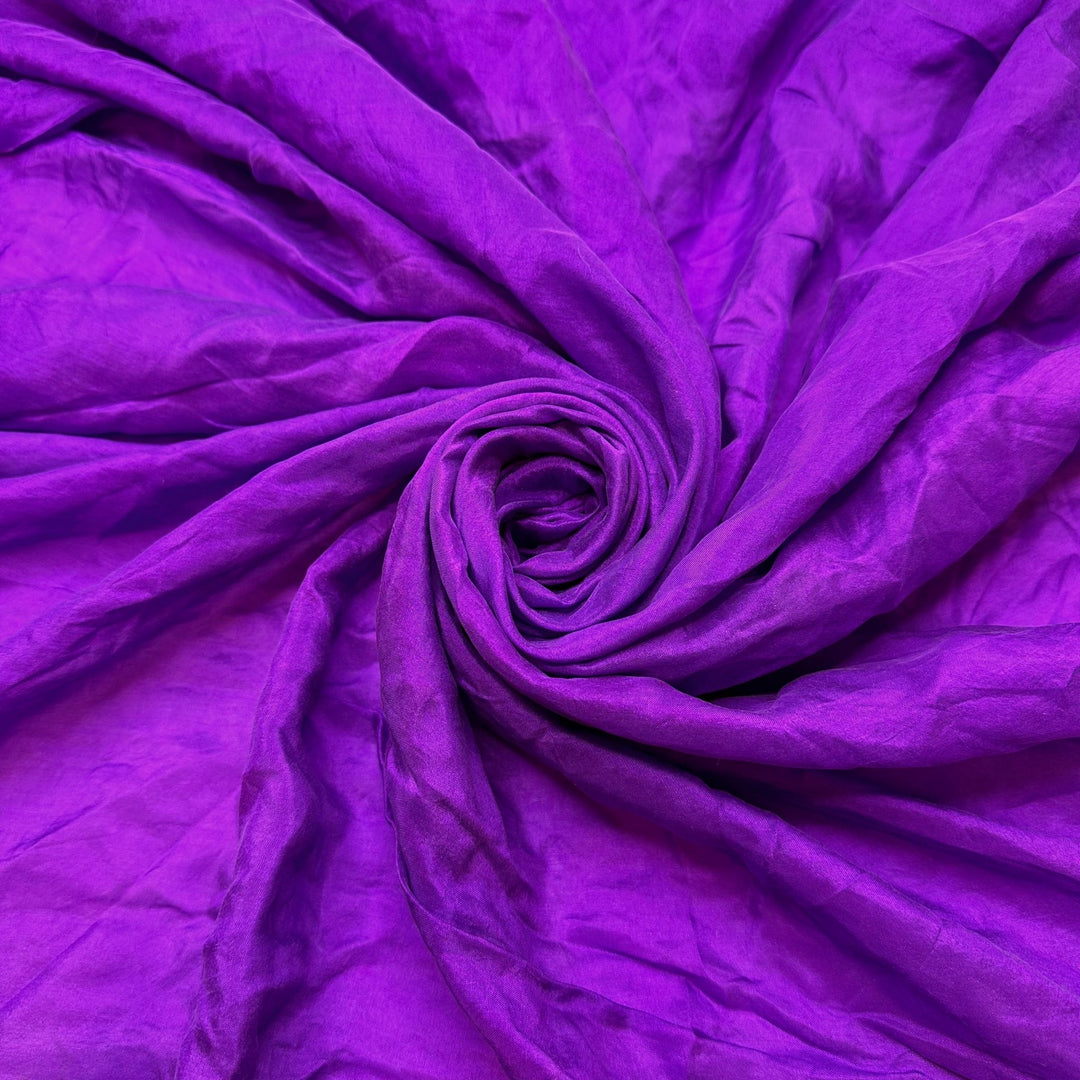 Travelling To Be With Family - Silk Woven - Purple - Bundles - True Deadstock fabric Fabric by private - Sustainable Textile | FABCYCLE