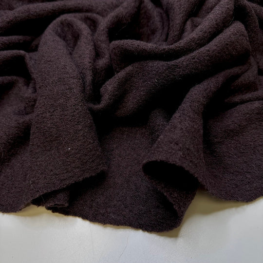 Tree Bark - Wool Blend Knit - Dark Brown - 2M Bundle - True Deadstock fabric Fabric by private - Sustainable Textile | FABCYCLE