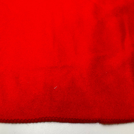 Tree Skirt - Felt Poly Knit - Red - 1M Bundle - True Deadstock fabric Fabric by private - Sustainable Textile | FABCYCLE