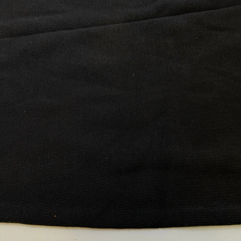 Truffles - Tubular Rib Knit Natural Blend Knit - Black - 2.8M Bundle - True Deadstock fabric Fabric by private - Sustainable Textile | FABCYCLE