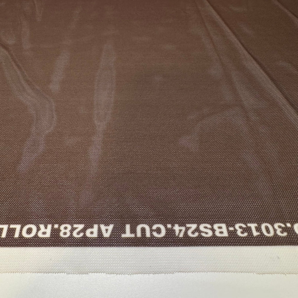 Trying A New Protein Powder - Mesh Poly/Spandex Knit - Dark Brown - 2.85M Bundle - True Deadstock fabric Fabric by private - Sustainable Textile | FABCYCLE