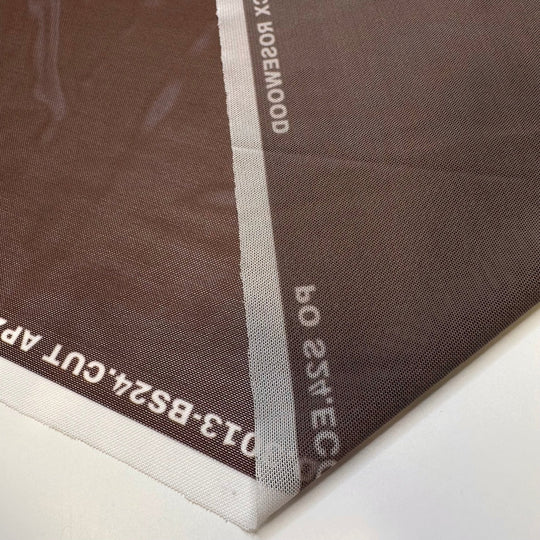 Trying A New Protein Powder - Mesh Poly/Spandex Knit - Dark Brown - 2.85M Bundle - True Deadstock fabric Fabric by private - Sustainable Textile | FABCYCLE