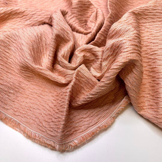 Trying New Food - Cotton Woven - Pink - 1.85M Bundle - True Deadstock fabric Fabric by private - Sustainable Textile | FABCYCLE