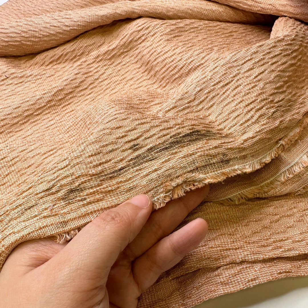 Trying New Food - Cotton Woven - Pink - 1.85M Bundle - True Deadstock fabric Fabric by private - Sustainable Textile | FABCYCLE
