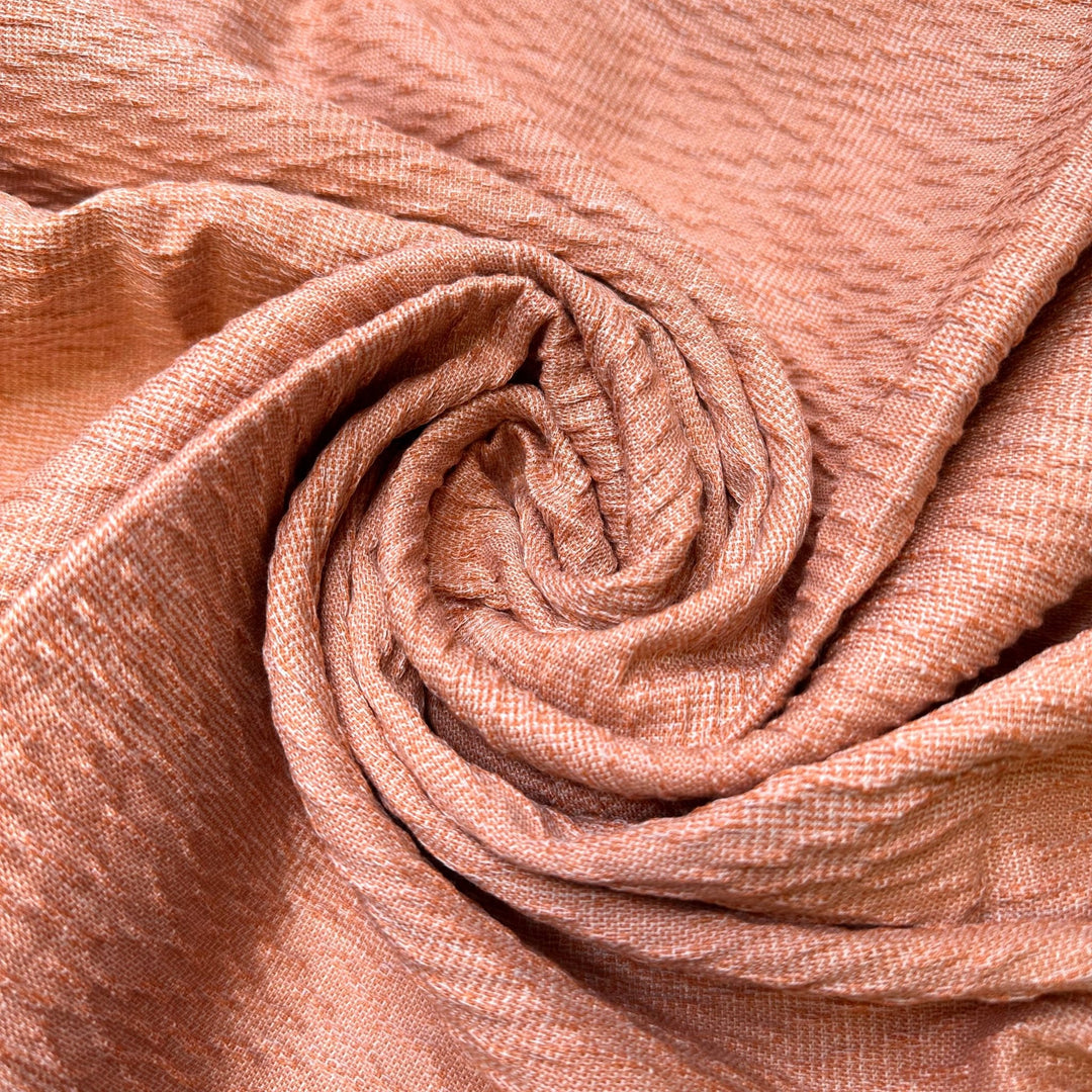 Trying New Food - Cotton Woven - Pink - 1.85M Bundle - True Deadstock fabric Fabric by private - Sustainable Textile | FABCYCLE