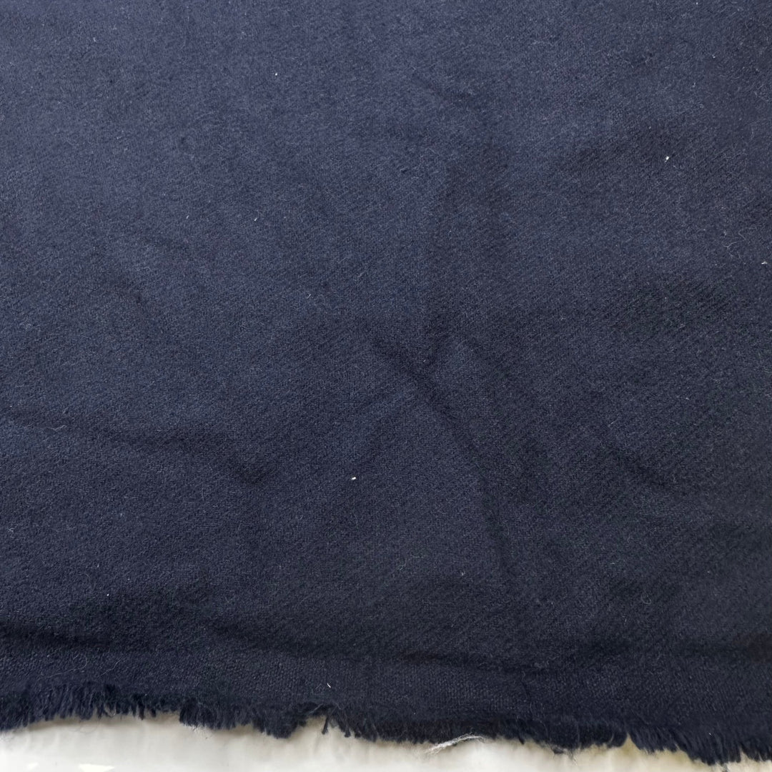 Turning My Phone Off - Brushed Twill Weave Cotton Woven - Navy - 2.3M Bundle - True Deadstock fabric Fabric by private - Sustainable Textile | FABCYCLE