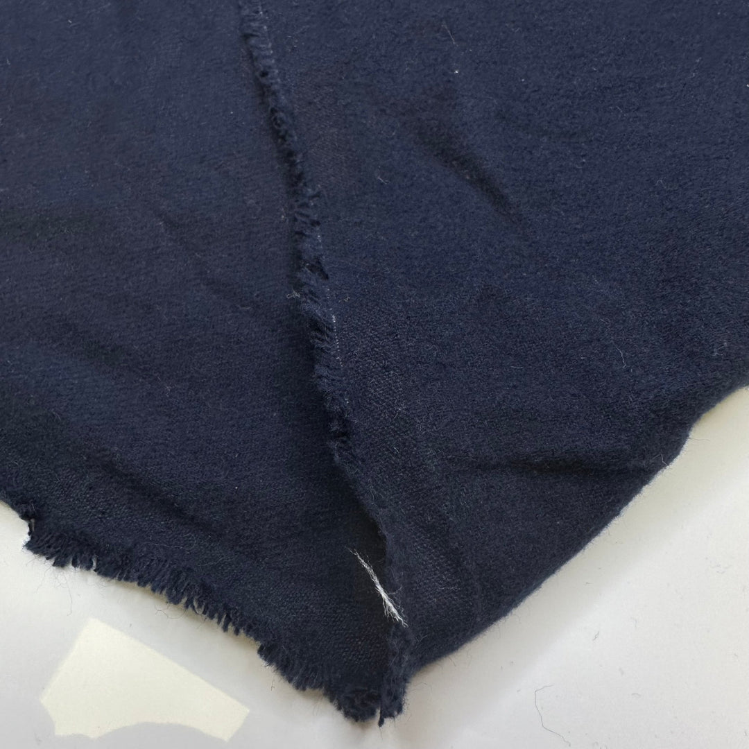 Turning My Phone Off - Brushed Twill Weave Cotton Woven - Navy - 2.3M Bundle - True Deadstock fabric Fabric by private - Sustainable Textile | FABCYCLE