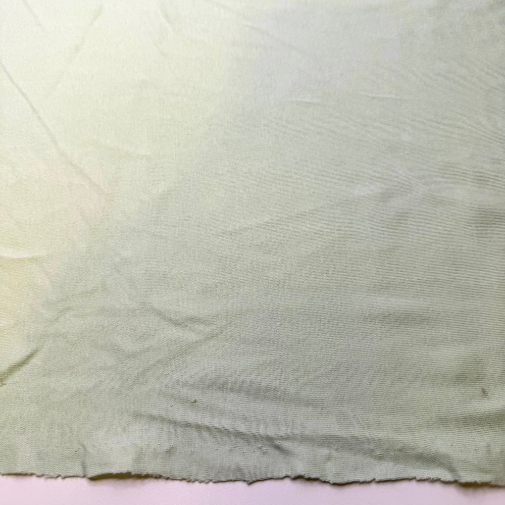 Turron - Rib Knit Natural Blend Knit - Light Green - 1M Bundle - True Deadstock fabric Fabric by private - Sustainable Textile | FABCYCLE