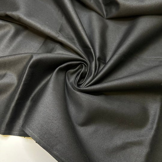 Tuxedo Twins - Sateen Cotton Woven - Black - Bundles - True Deadstock fabric Fabric by private - Sustainable Textile | FABCYCLE