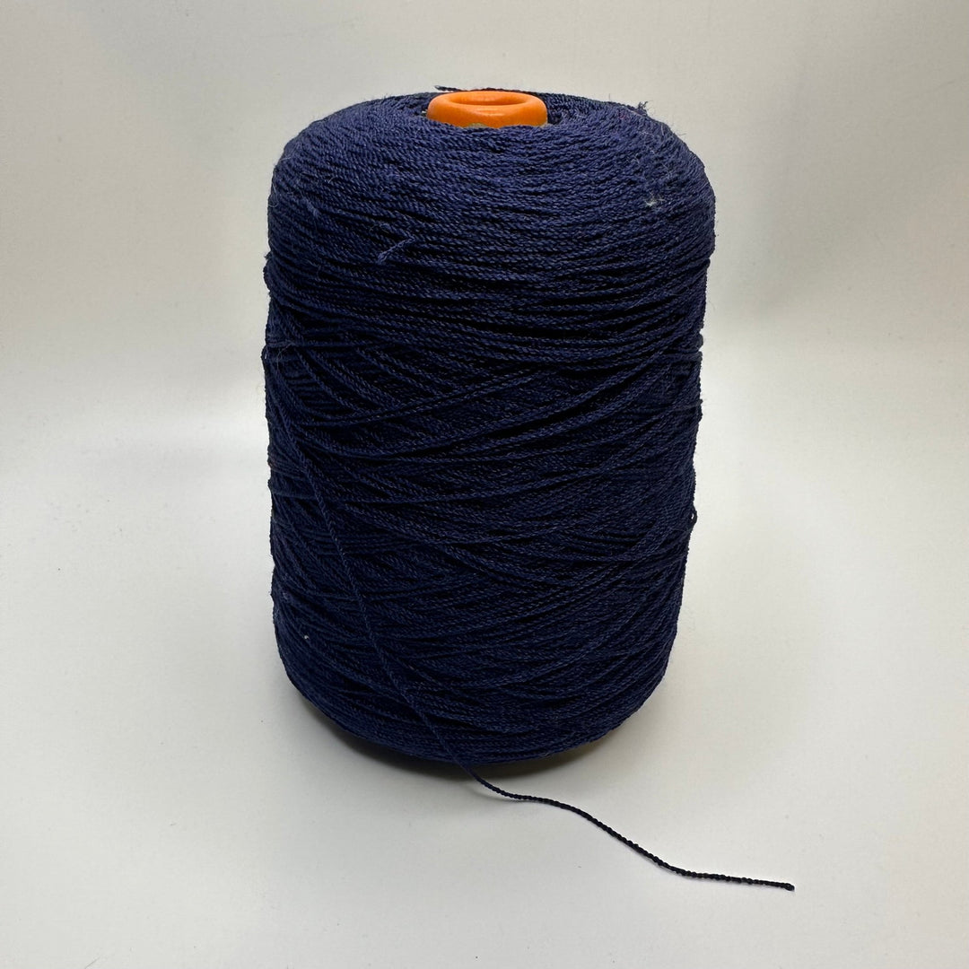 Twisted Cord Cone Yarn - Navy - Individual - True Deadstock supplies Fabric by private - Sustainable Textile | FABCYCLE