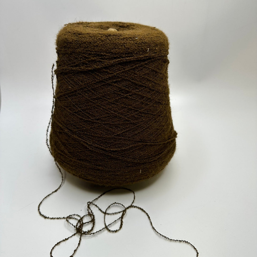 Twisted Lace Cone Yarn - Brown - Individual - True Deadstock supplies Fabric by private - Sustainable Textile | FABCYCLE