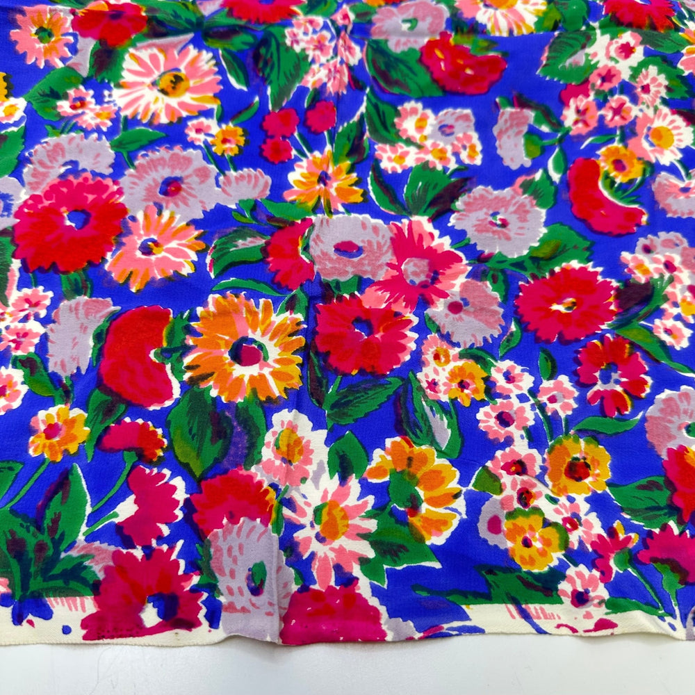 UB - Colour Pow - Natural Blend Woven - Multi Floral - 0.7M Bundle - True Deadstock fabric Fabric by private - Sustainable Textile | FABCYCLE