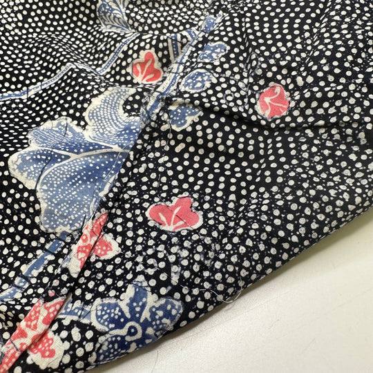 UB - Dragon Scale Decor - Cotton Woven - Black Multi Polka Dot Floral - 6.7M Bundle - True Deadstock fabric Fabric by private - Sustainable Textile | FABCYCLE