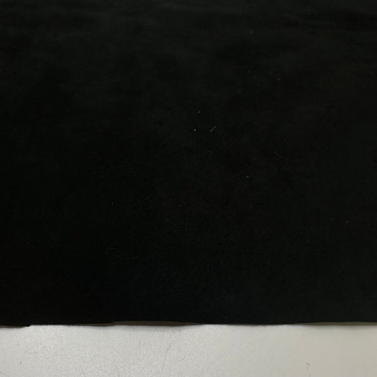 UB - Nothingness - Suede Leather Woven - Black - 1.95M Bundle - True Deadstock fabric Fabric by private - Sustainable Textile | FABCYCLE