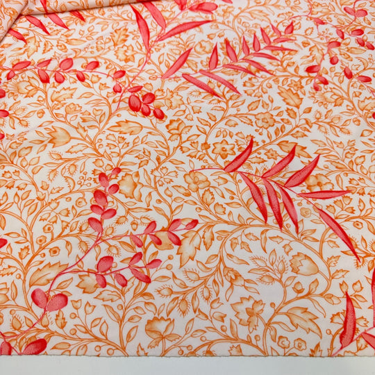 UB - Rose - Water Resistant Jersey Poly/Spandex Knit - White/Pink Floral - 2.35M Bundle - True Deadstock fabric Fabric by private - Sustainable Textile | FABCYCLE