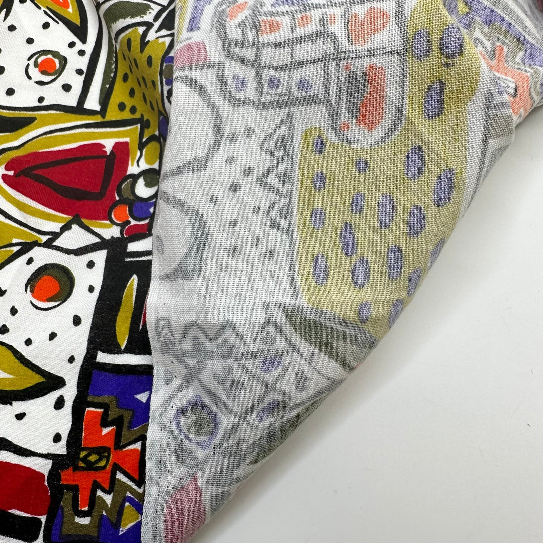 UB - Vacation Activity - Cotton Woven - Multi Abstract - 1.1M Bundle - True Deadstock fabric Fabric by private - Sustainable Textile | FABCYCLE