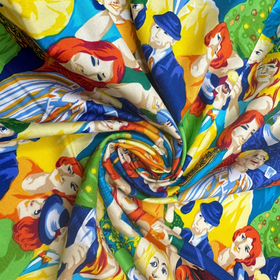 UB - We Are Family - Cotton Woven - Multi People - 2.4M Bundle - True Deadstock fabric Fabric by private - Sustainable Textile | FABCYCLE