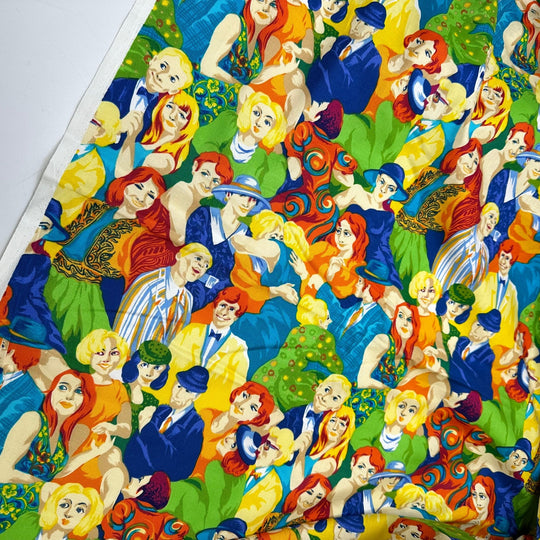 UB - We Are Family - Cotton Woven - Multi People - 2.4M Bundle - True Deadstock fabric Fabric by private - Sustainable Textile | FABCYCLE