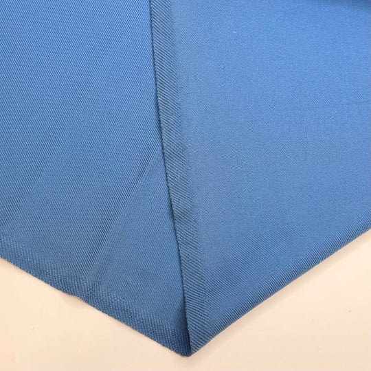 Umbrellas Make Me Under The Weather - Twill Weave Wool Woven - Blue - 1.8M Bundle - True Deadstock fabric Fabric by private - Sustainable Textile | FABCYCLE