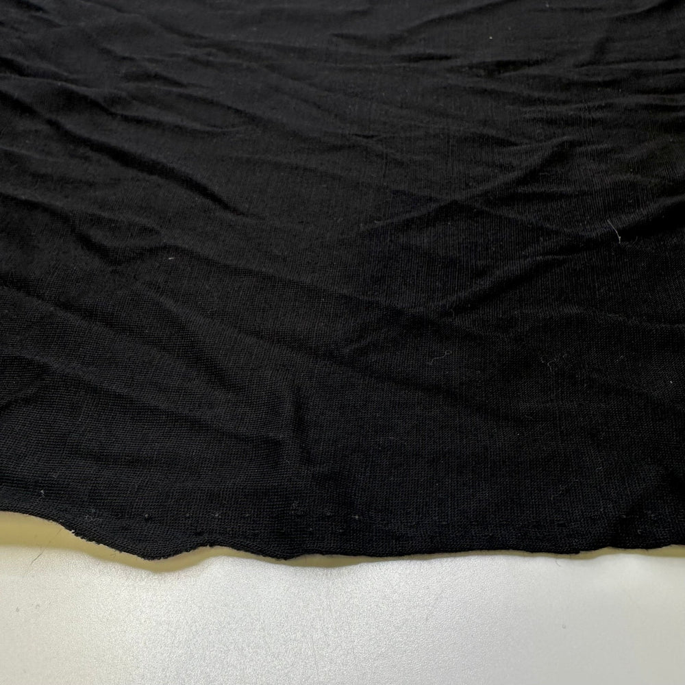 Underneath It All - Marino Wool Blend Knit - Black - 1.2M Bundle - True Deadstock fabric Fabric by private - Sustainable Textile | FABCYCLE