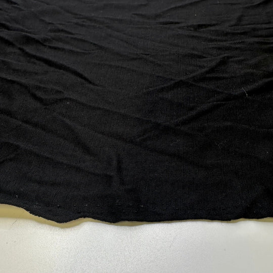 Underneath It All - Marino Wool Blend Knit - Black - 1.2M Bundle - True Deadstock fabric Fabric by private - Sustainable Textile | FABCYCLE