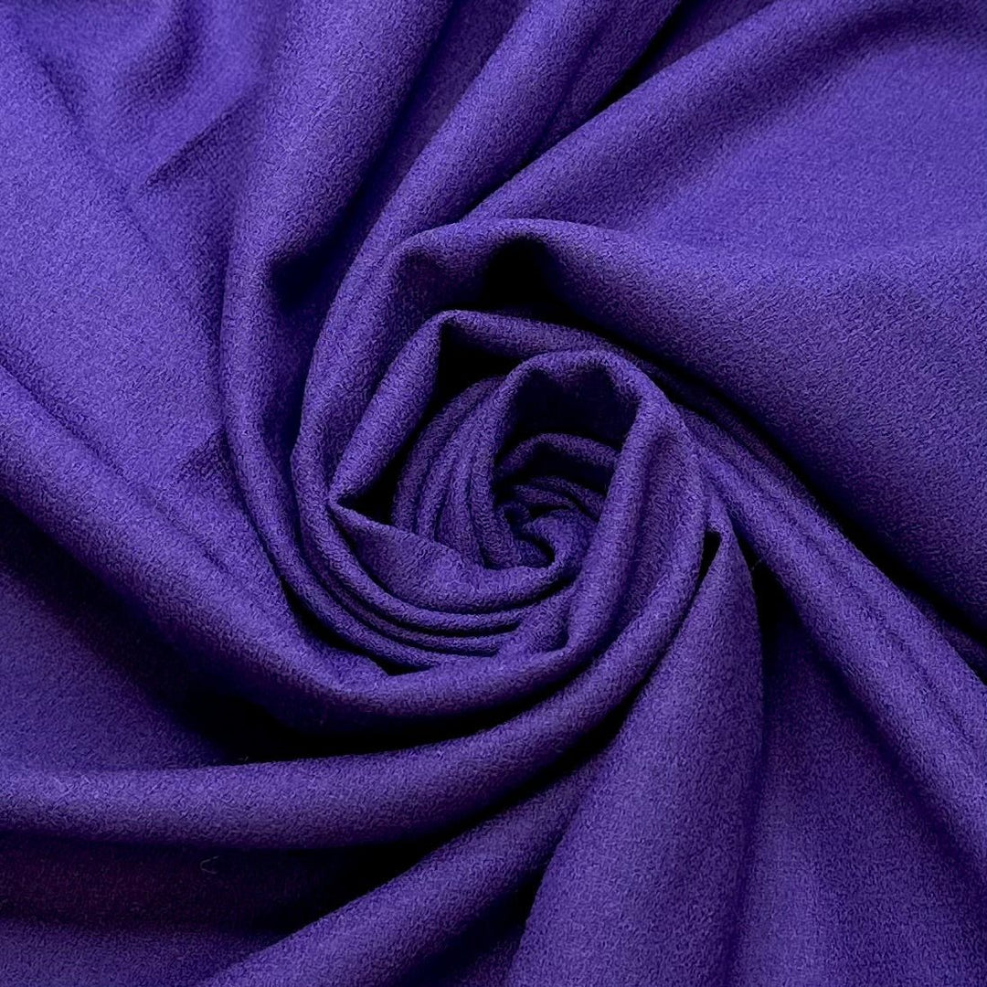 Unforgettable - Crepe Wool Woven - Purple - 1.6M Bundle - True Deadstock fabric Fabric by private - Sustainable Textile | FABCYCLE