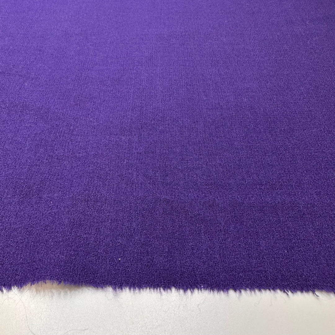 Unforgettable - Crepe Wool Woven - Purple - 1.6M Bundle - True Deadstock fabric Fabric by private - Sustainable Textile | FABCYCLE