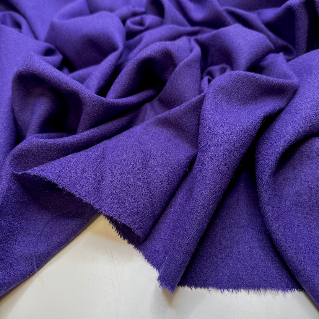 Unforgettable - Crepe Wool Woven - Purple - 1.6M Bundle - True Deadstock fabric Fabric by private - Sustainable Textile | FABCYCLE