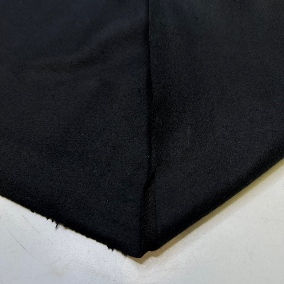 Unforgettable - Tubular Jersey Fleece Cotton Blend Knit - Black - Bundles - True Deadstock fabric Fabric by private - Sustainable Textile | FABCYCLE