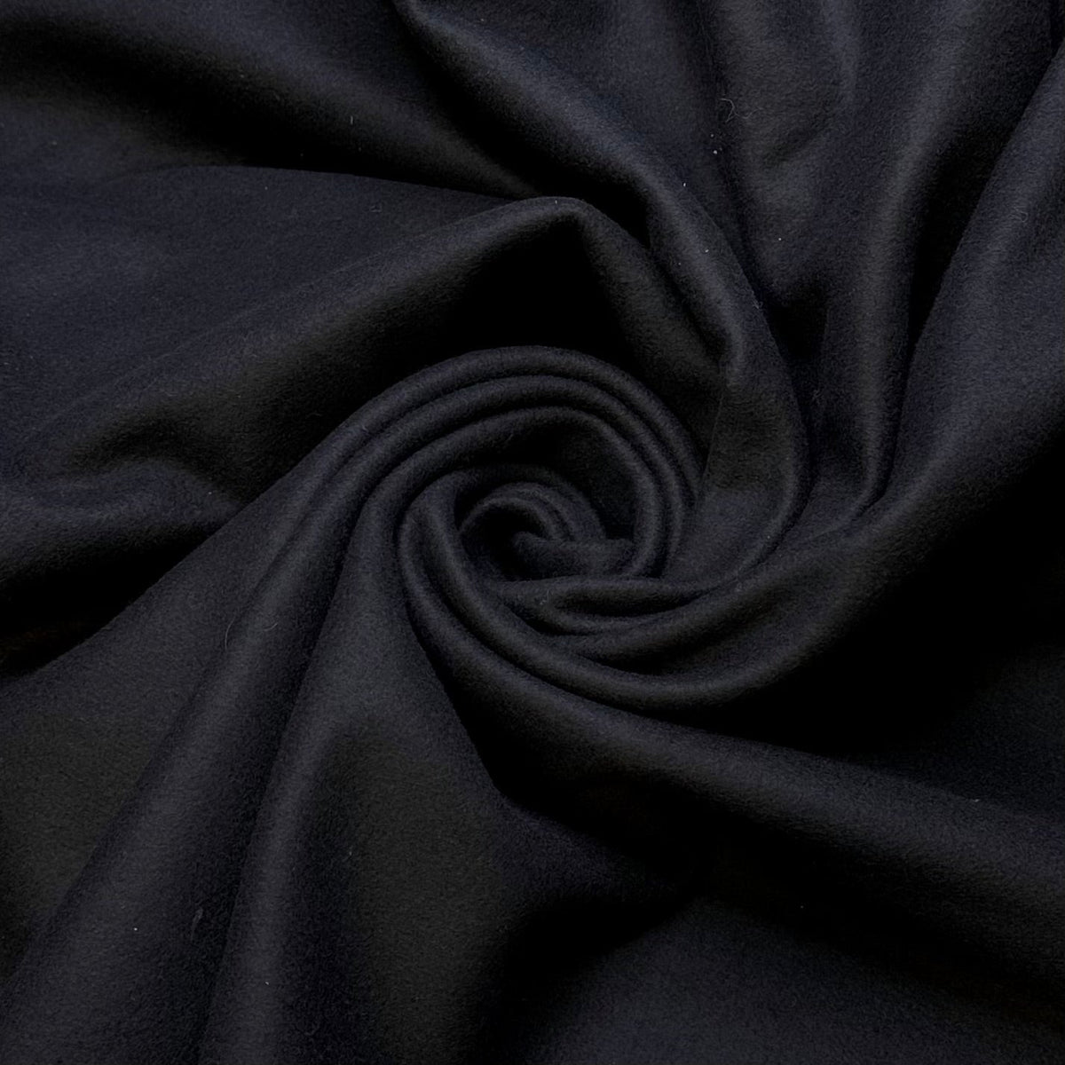 Unforgettable - Tubular Jersey Fleece Cotton Blend Knit - Black - Bundles - True Deadstock fabric Fabric by private - Sustainable Textile | FABCYCLE
