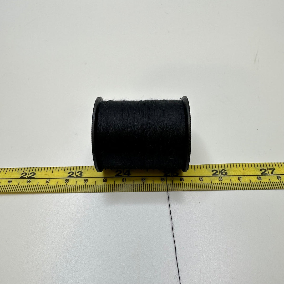 Unknown All Purpose Thread - Black - True Deadstock supplies Fabric by private - Sustainable Textile | FABCYCLE
