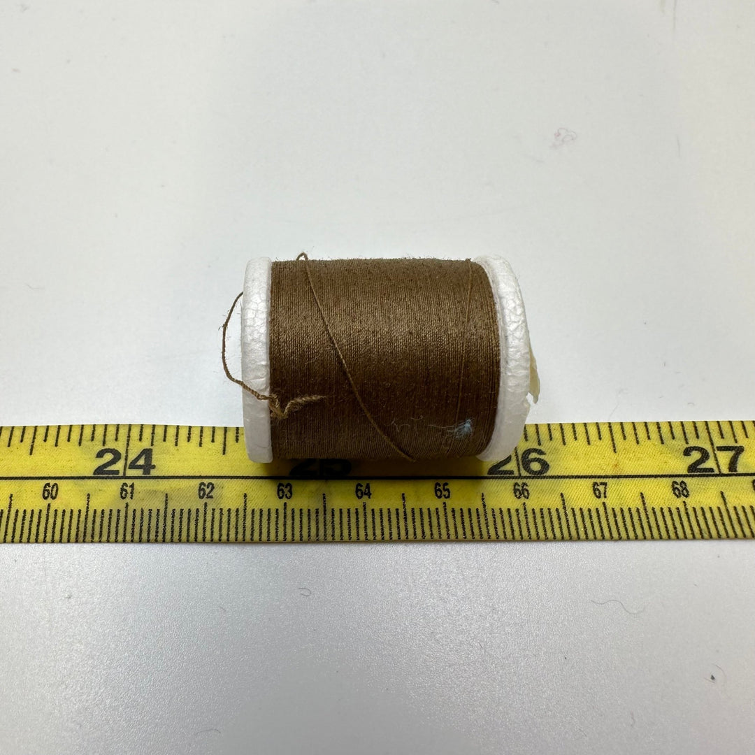 Unknown All Purpose Thread - Dark Beige - True Deadstock supplies Fabric by private - Sustainable Textile | FABCYCLE