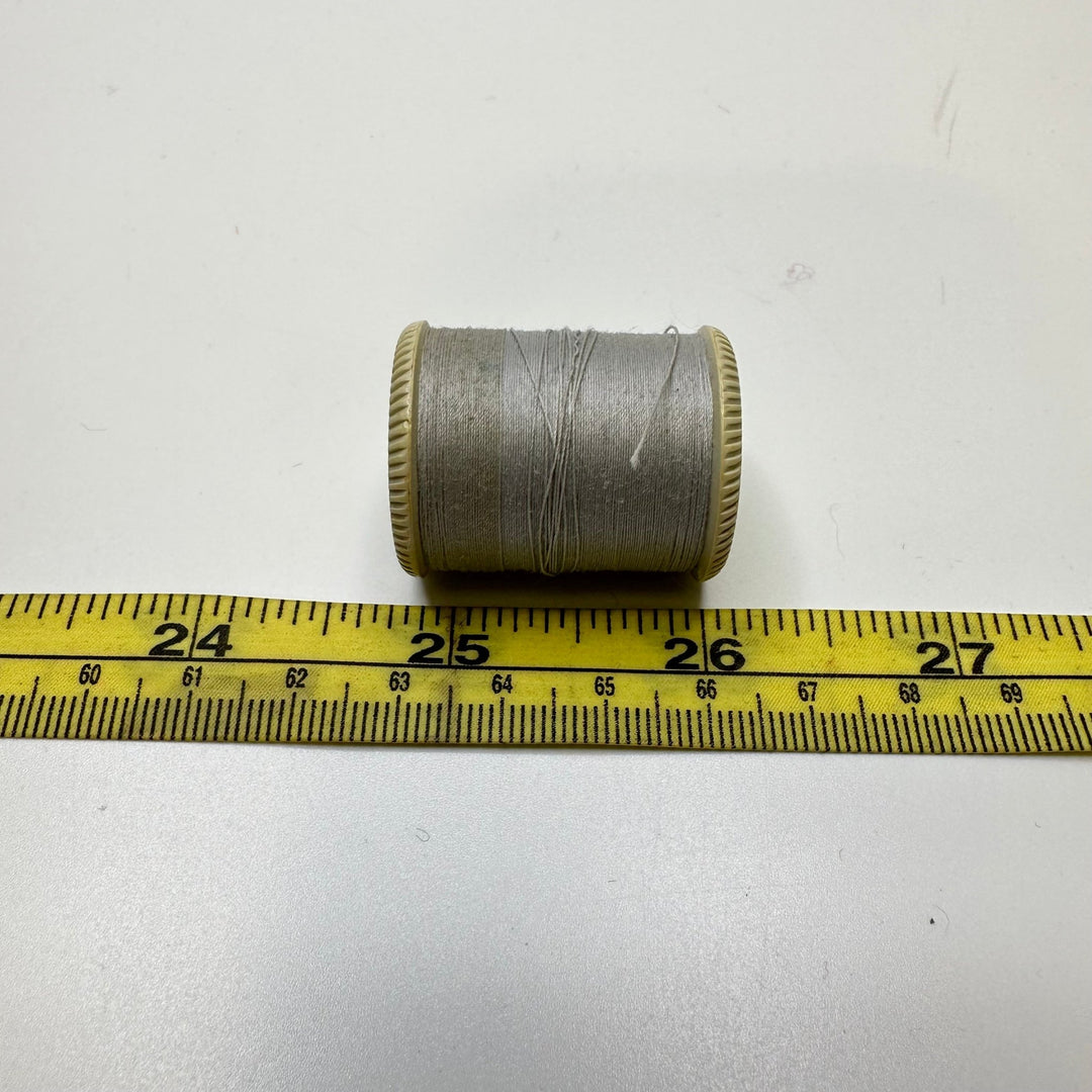 Unknown All Purpose Thread - Light Grey - True Deadstock supplies Fabric by private - Sustainable Textile | FABCYCLE