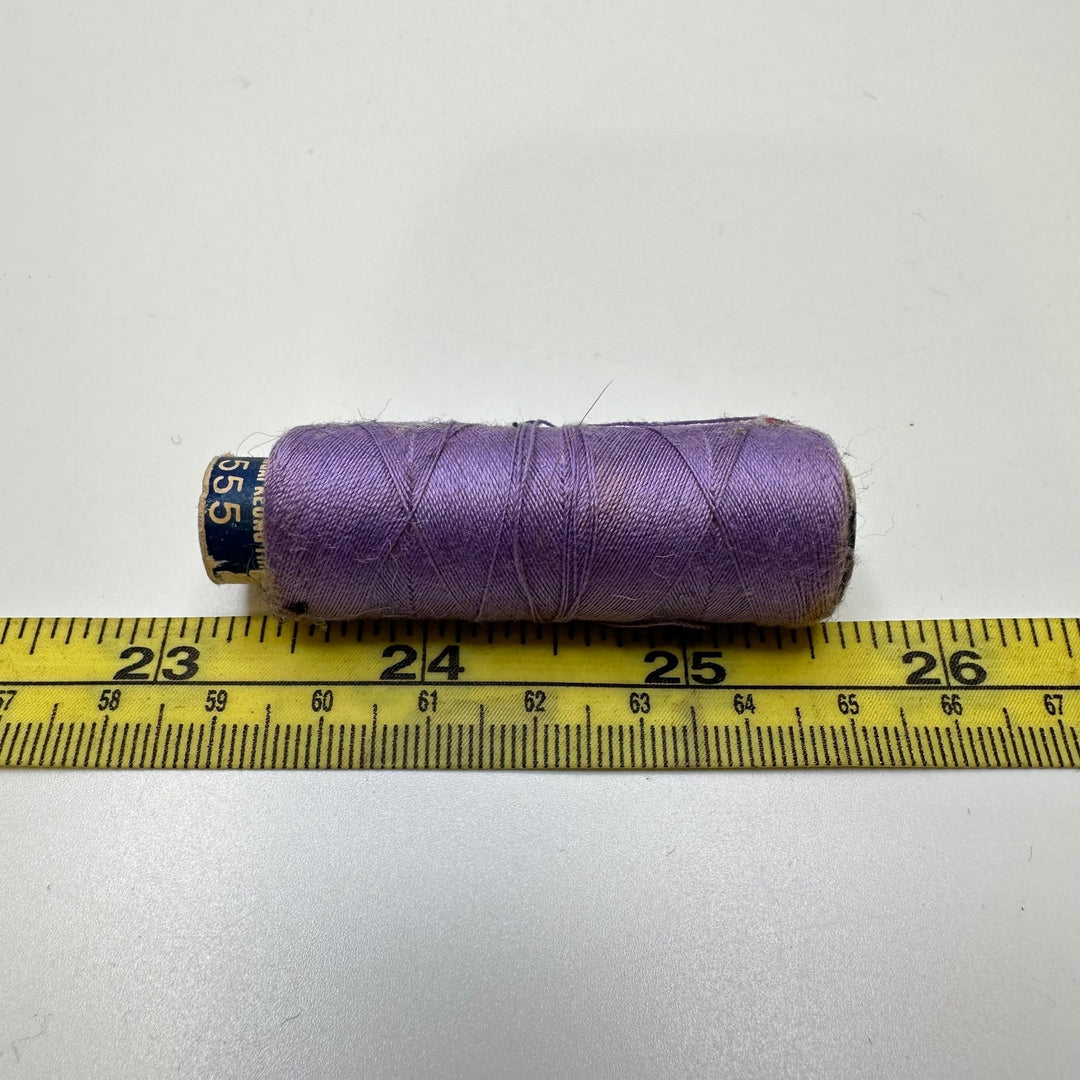Unknown All Purpose Thread - Purple - True Deadstock supplies Fabric by private - Sustainable Textile | FABCYCLE