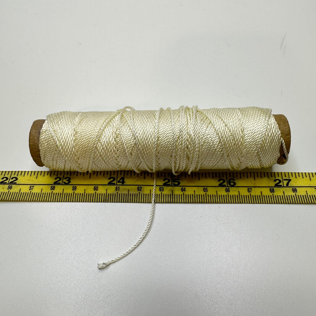Unknown Twine Cord Thread - Cream - True Deadstock supplies Fabric by private - Sustainable Textile | FABCYCLE
