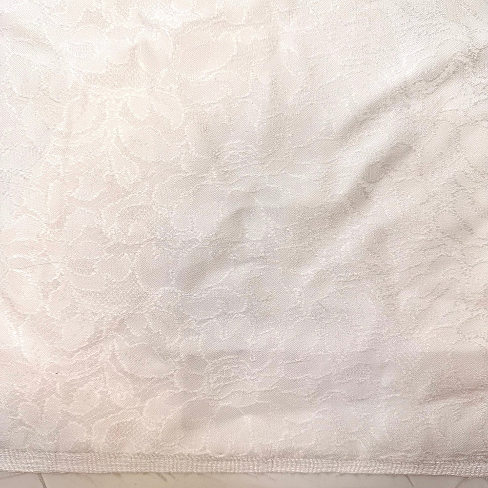 Unoriginal Sin - Poly Woven - White Floral - 1.6M Bundle - True Deadstock fabric Fabric by private - Sustainable Textile | FABCYCLE
