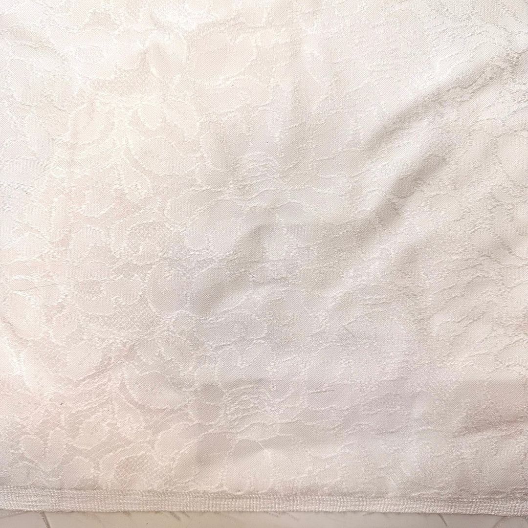 Unoriginal Sin - Poly Woven - White Floral - 1.6M Bundle - True Deadstock fabric Fabric by private - Sustainable Textile | FABCYCLE
