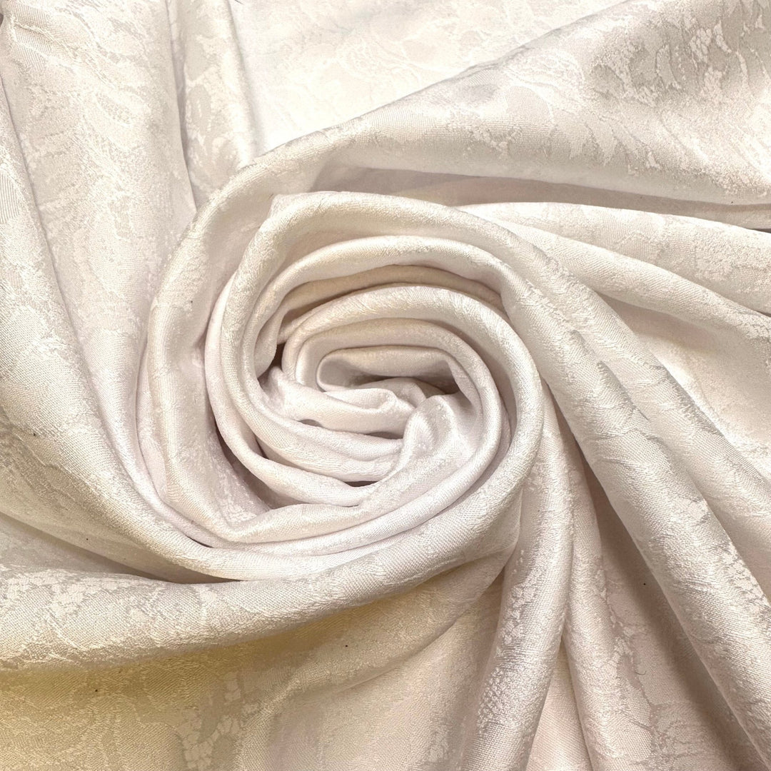 Unoriginal Sin - Poly Woven - White Floral - 1.6M Bundle - True Deadstock fabric Fabric by private - Sustainable Textile | FABCYCLE