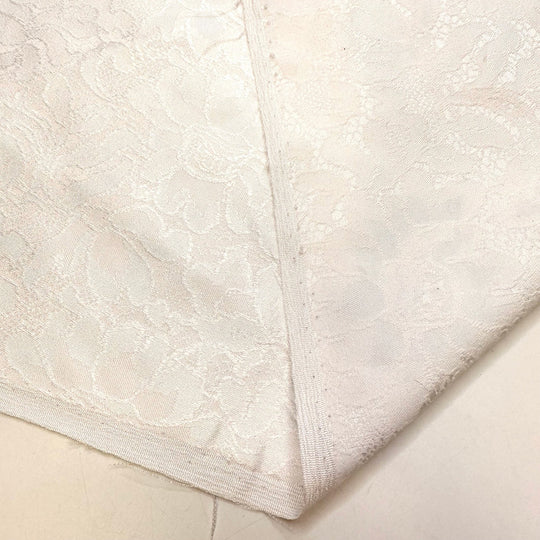 Unoriginal Sin - Poly Woven - White Floral - 1.6M Bundle - True Deadstock fabric Fabric by private - Sustainable Textile | FABCYCLE