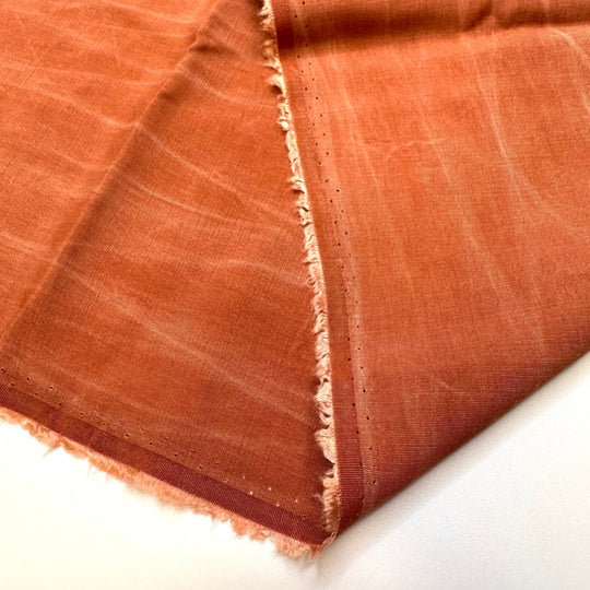 Up Helly Aa Fire - Tencel Blend Woven - Orange - 1.5M Bundle - True Deadstock fabric Fabric by private - Sustainable Textile | FABCYCLE