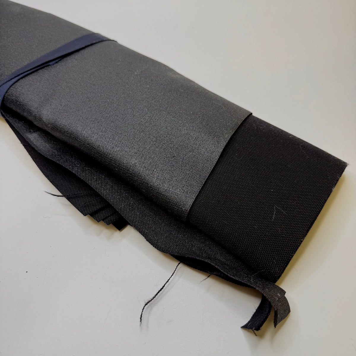 Upholstery Interfacing 4 Pack - Synthetic Blend Woven - Black - True Deadstock fabric Fabric by private - Sustainable Textile | FABCYCLE