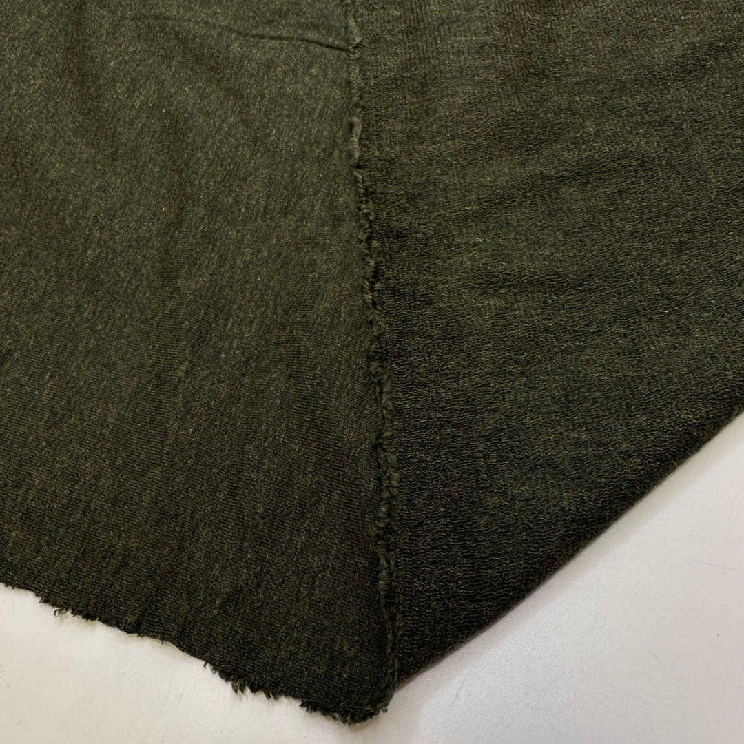 Using Fancy Fabric Before Testing - French Terry Natural Blend Knit - Dark Green - Bundles - True Deadstock fabric Fabric by private - Sustainable Textile | FABCYCLE